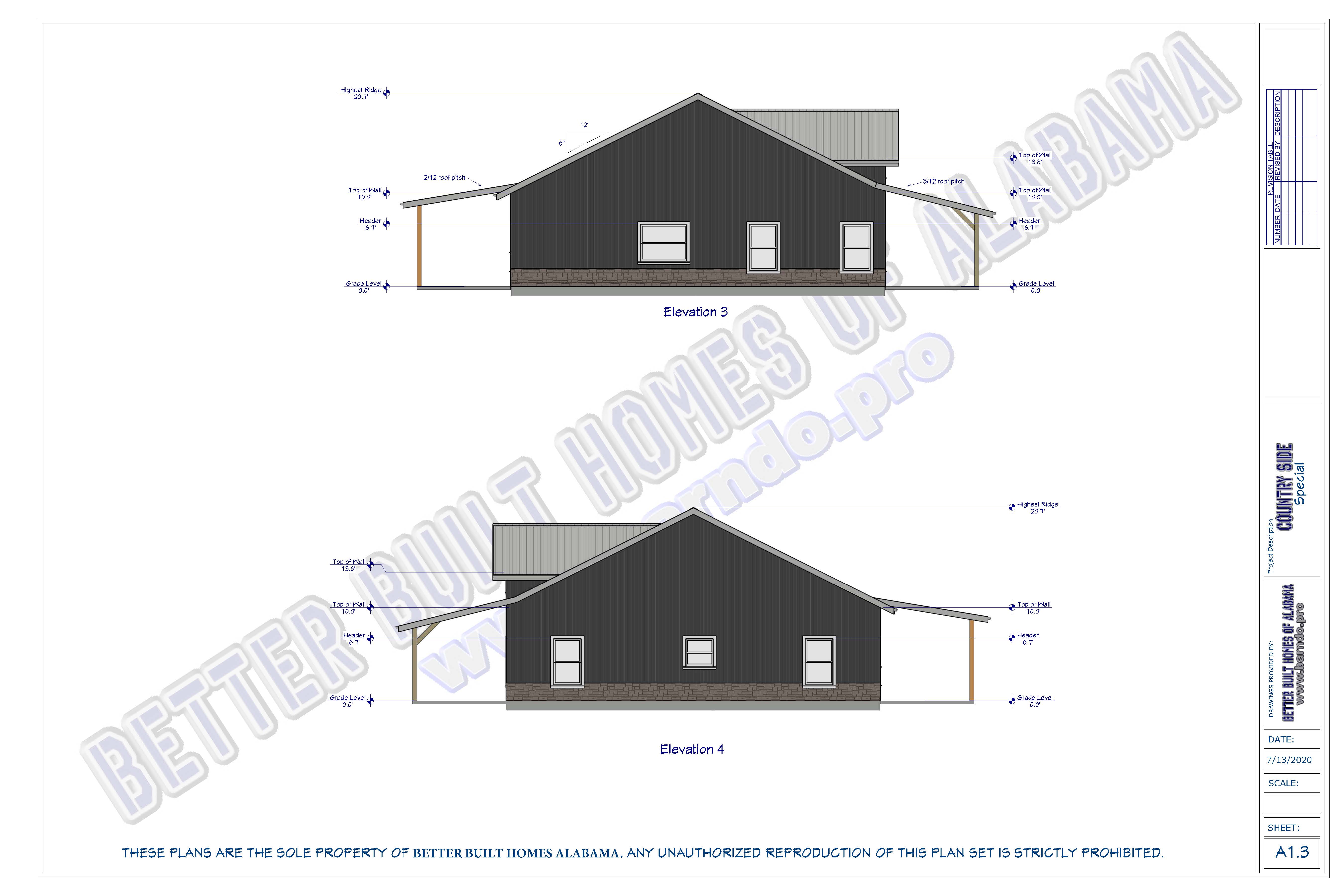 County Life BARNDOMINIUM Floorplans by Better Built Homes