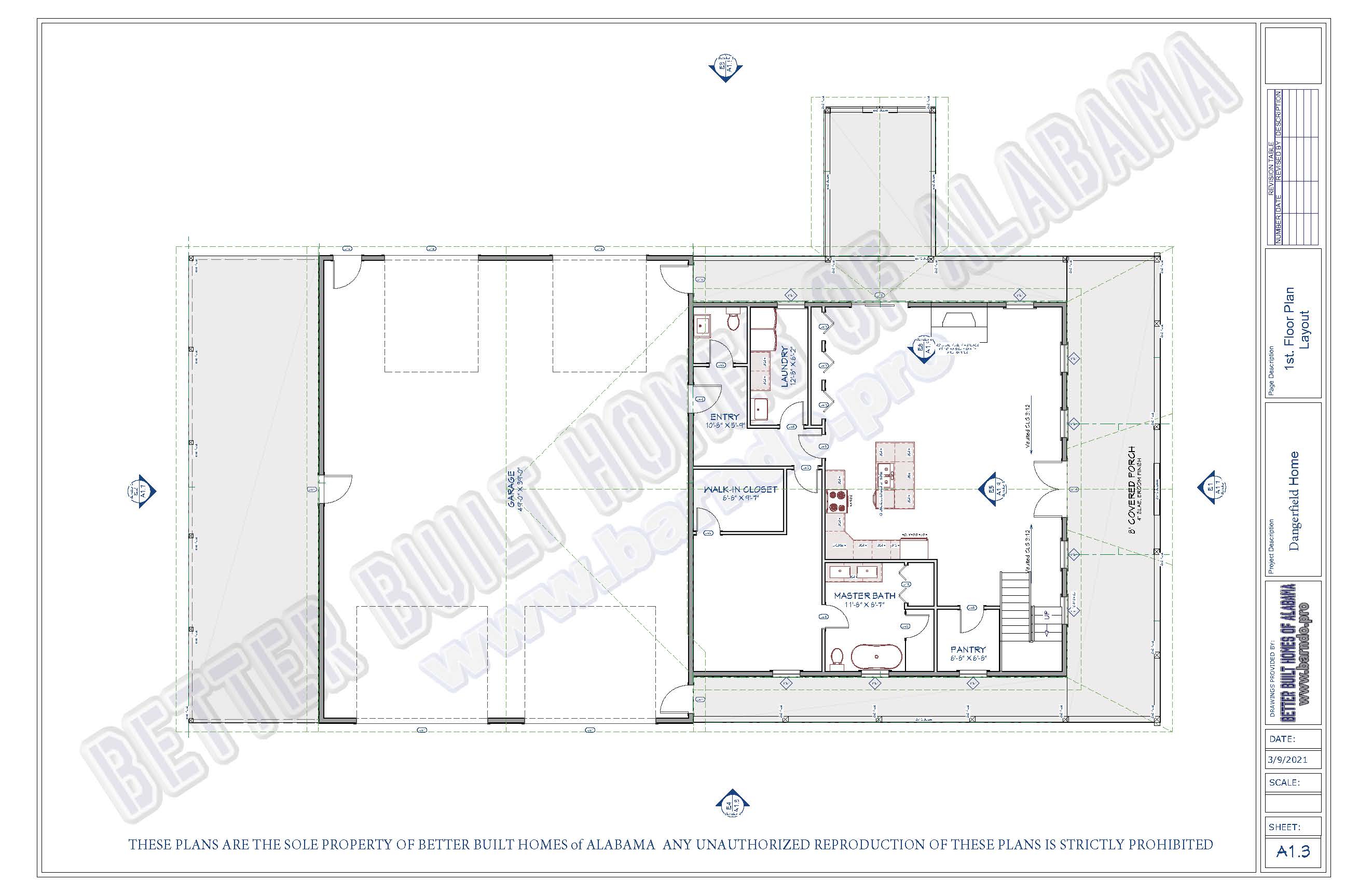DANGERFIELD SHOPHOUSE BARNDOMINIUM Floorplans by Better Built Homes