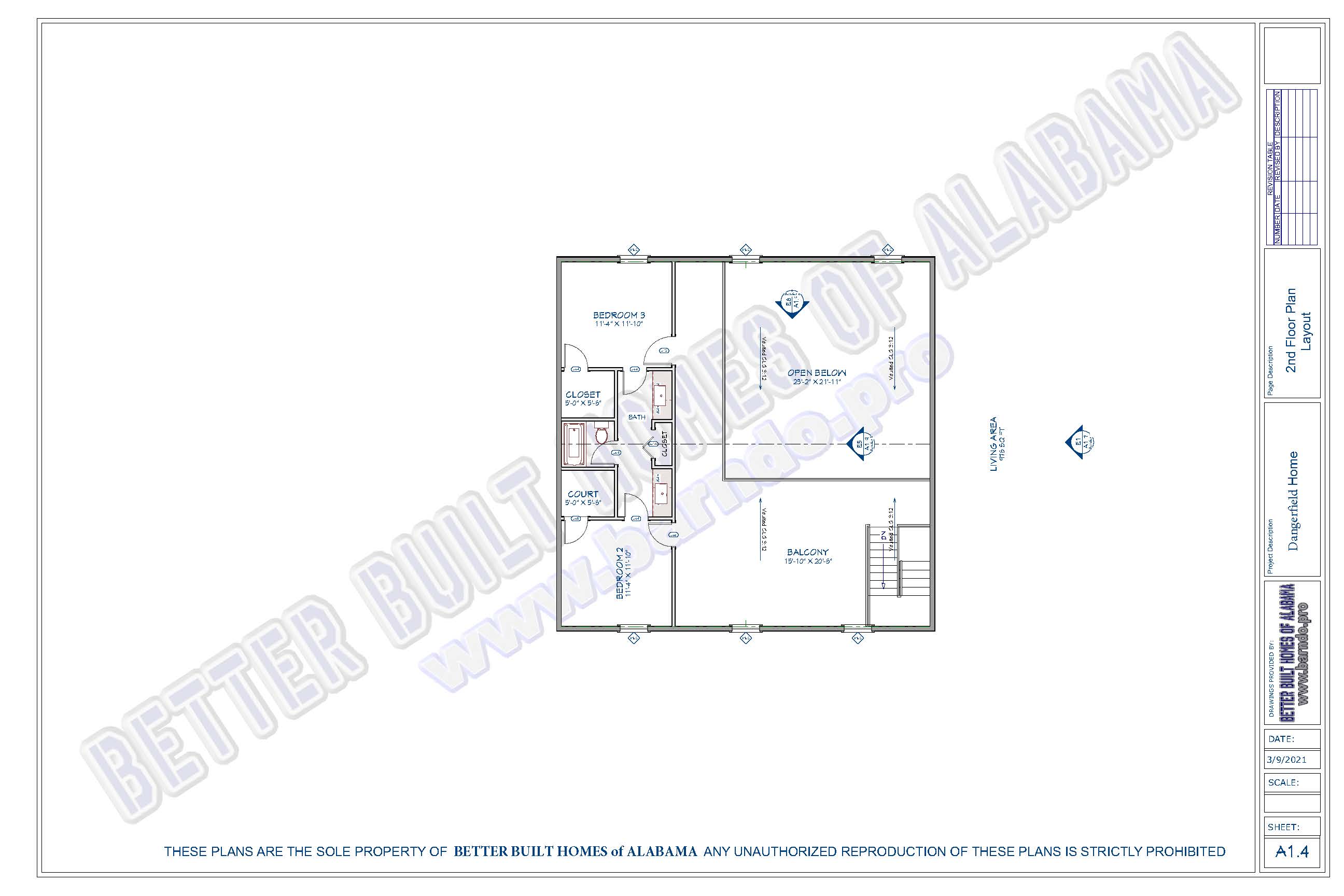 DANGERFIELD SHOPHOUSE BARNDOMINIUM Floorplans by Better Built Homes