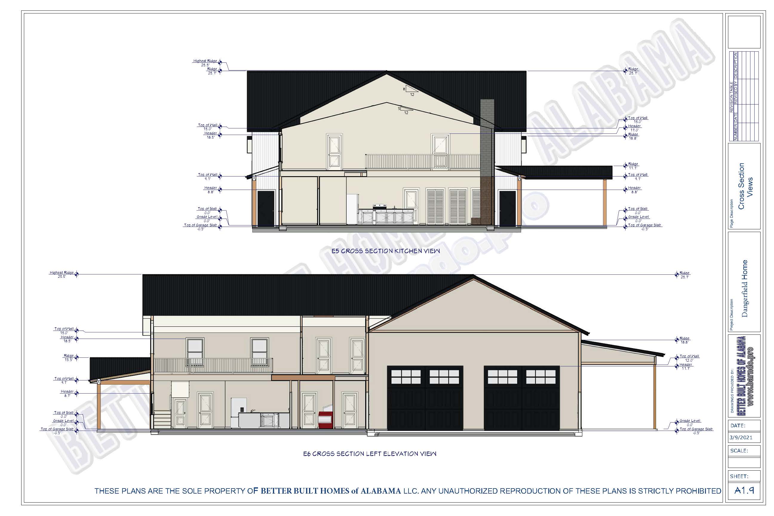 DANGERFIELD SHOPHOUSE BARNDOMINIUM Floorplans by Better Built Homes