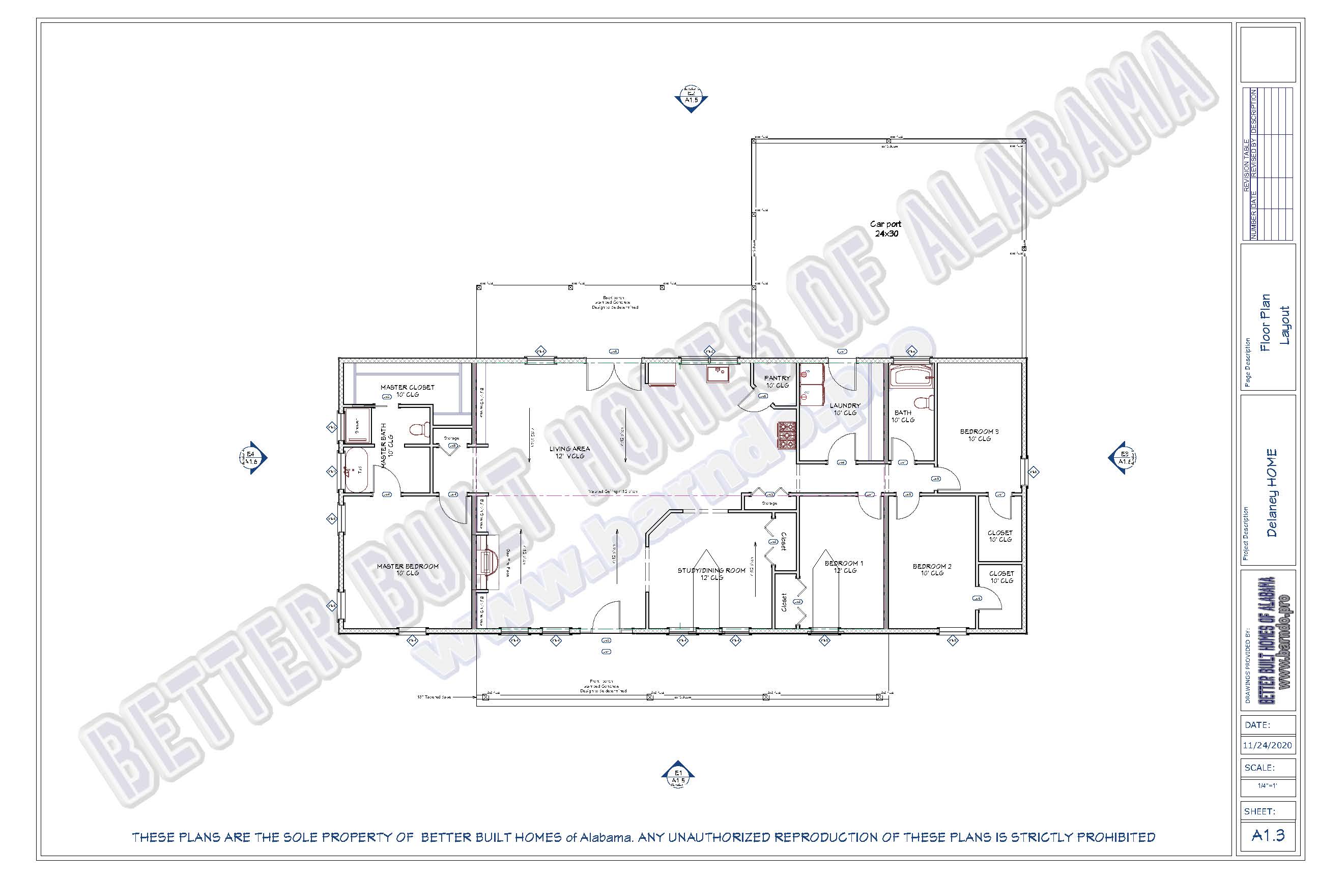 DELANEY BARNDOMINIUM Floorplans by Better Built Homes