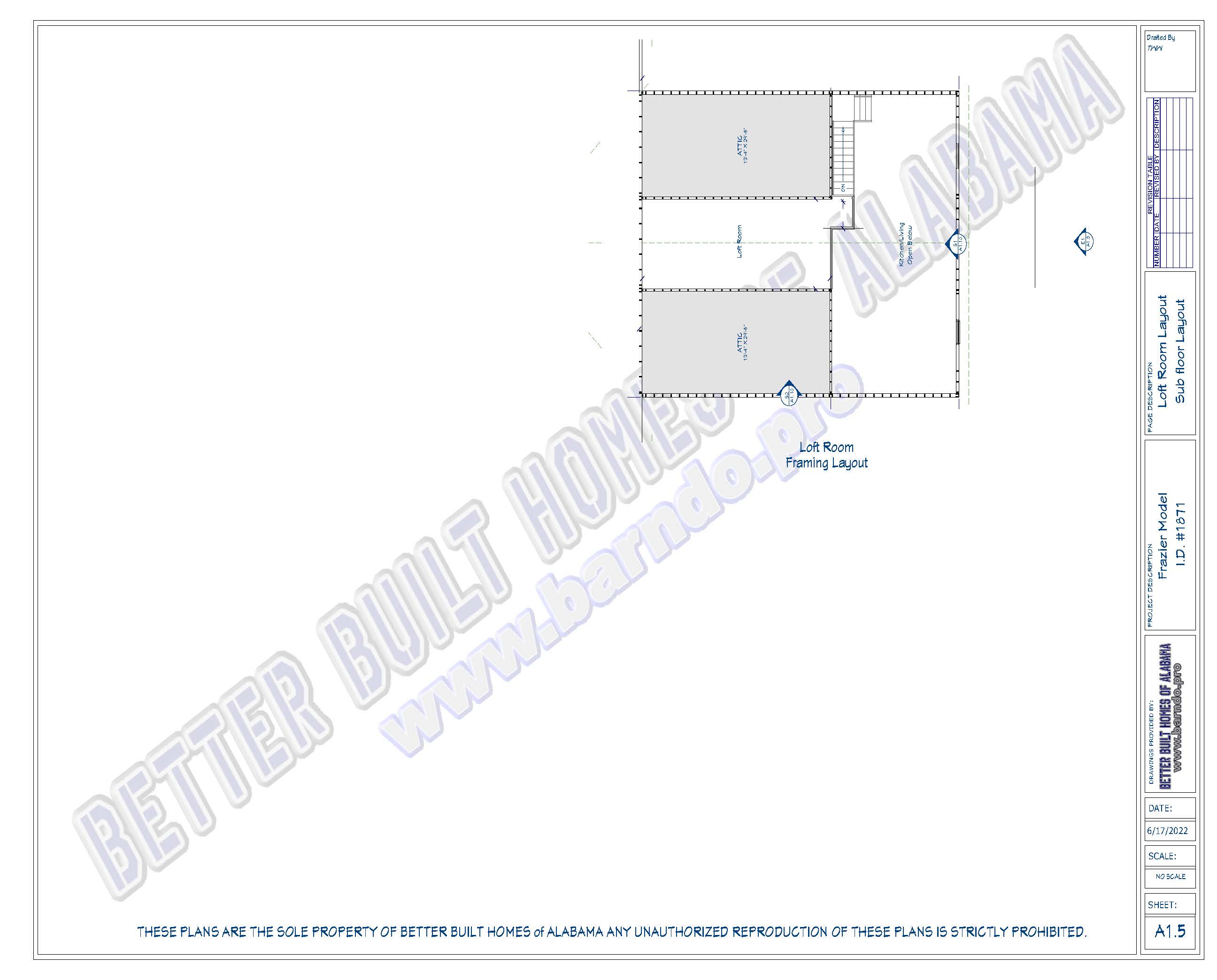 Frazier BARNDOMINIUM Floorplans by Better Built Homes