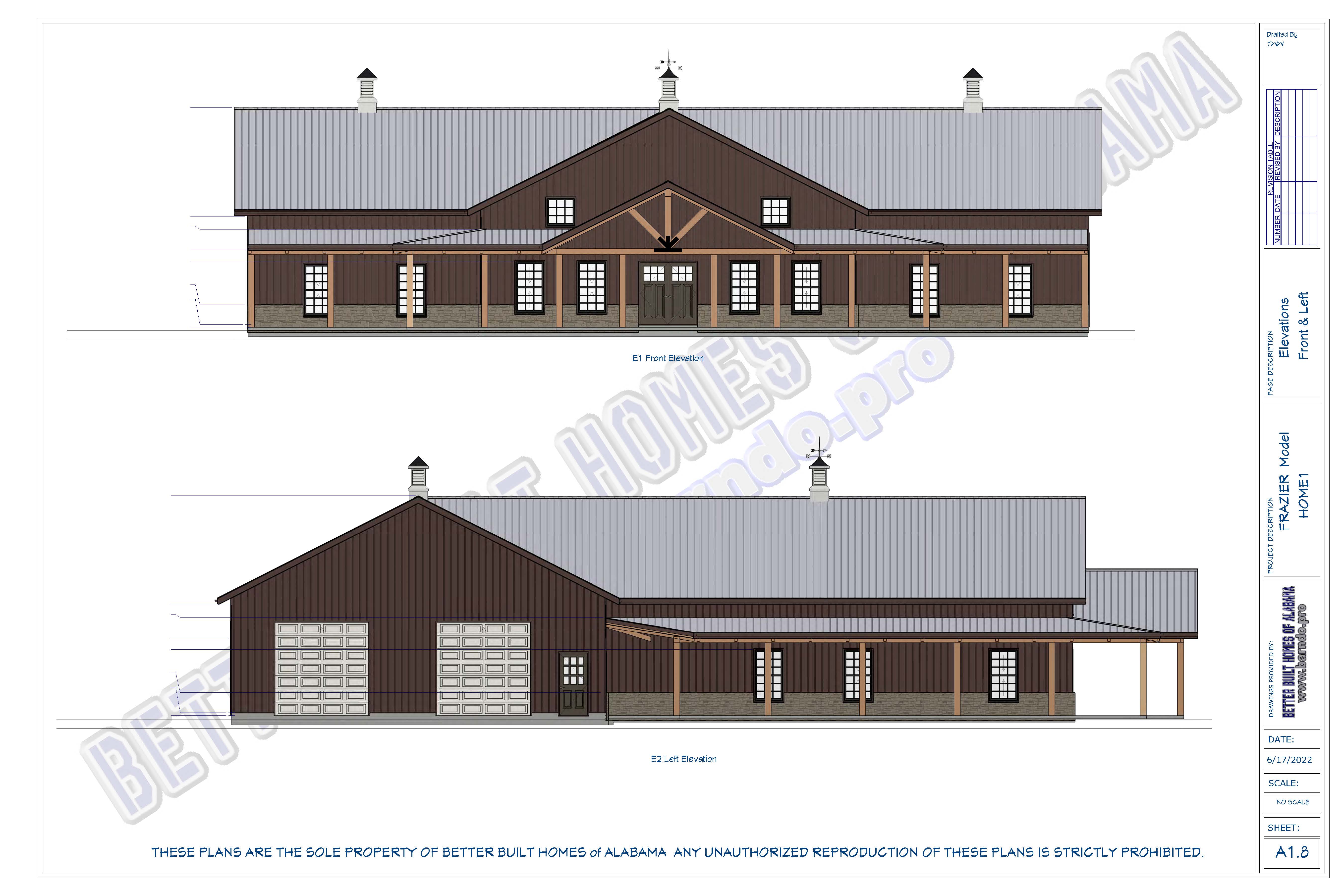 Frazier BARNDOMINIUM Floorplans by Better Built Homes