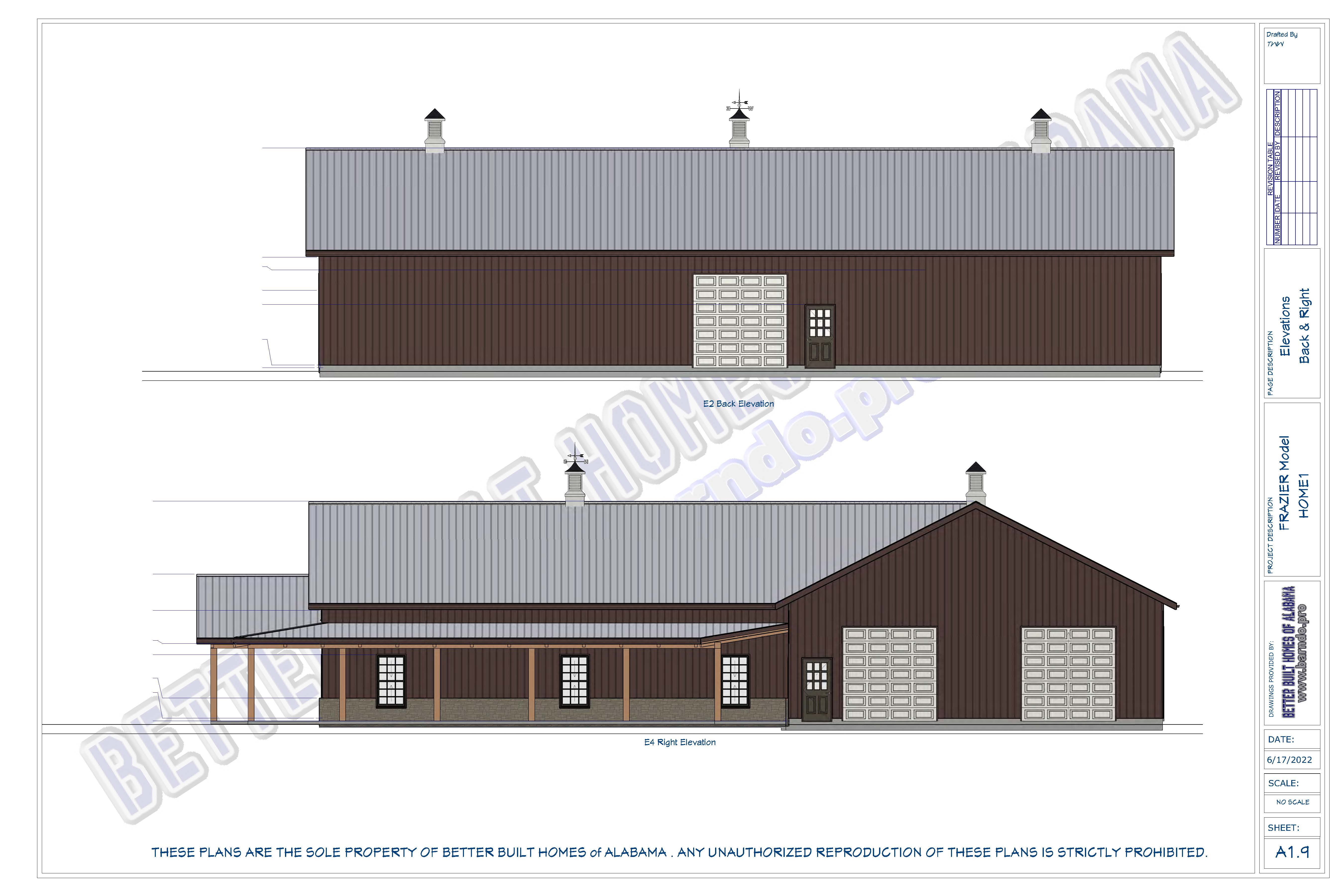 Frazier BARNDOMINIUM Floorplans by Better Built Homes