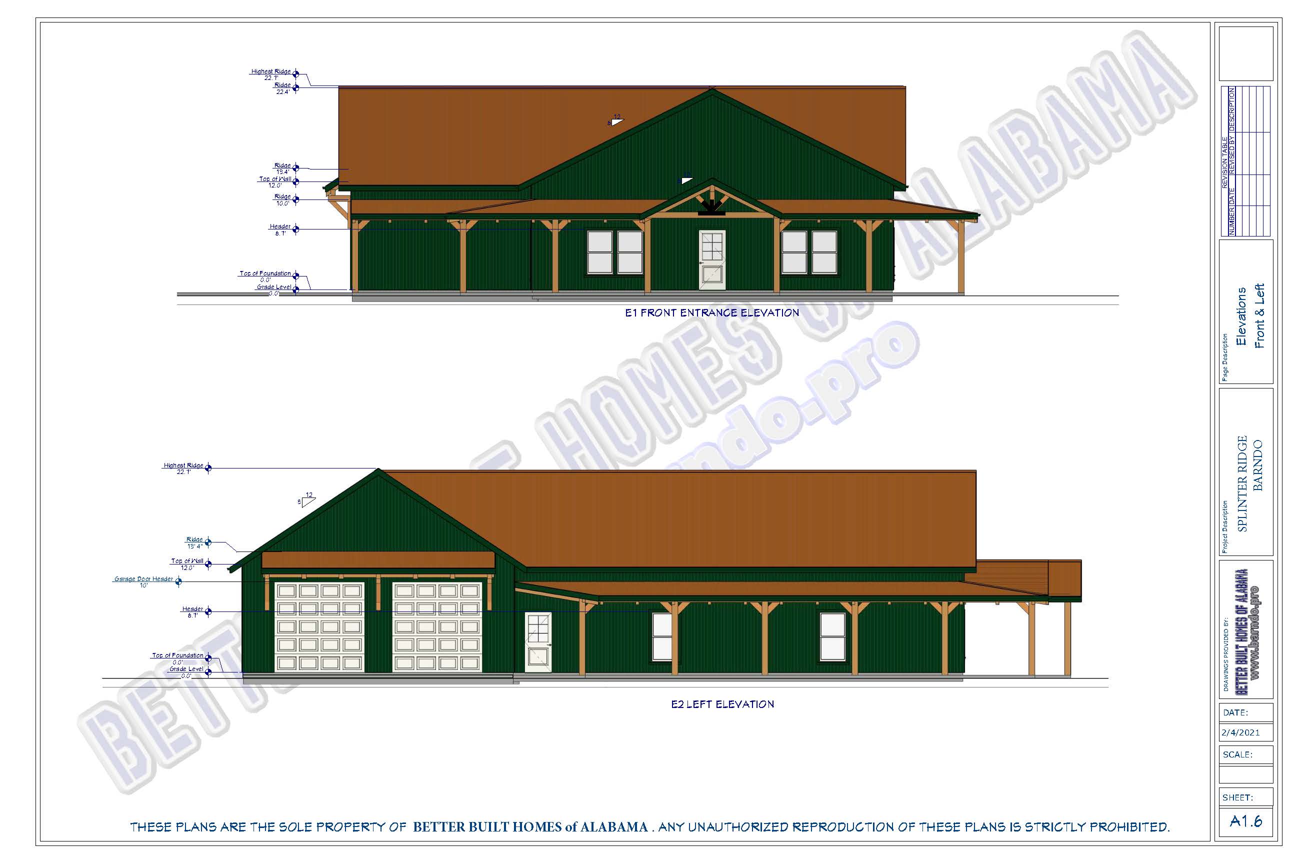 Splinter Ridge BARNDOMINIUM Floorplans by Better Built Homes