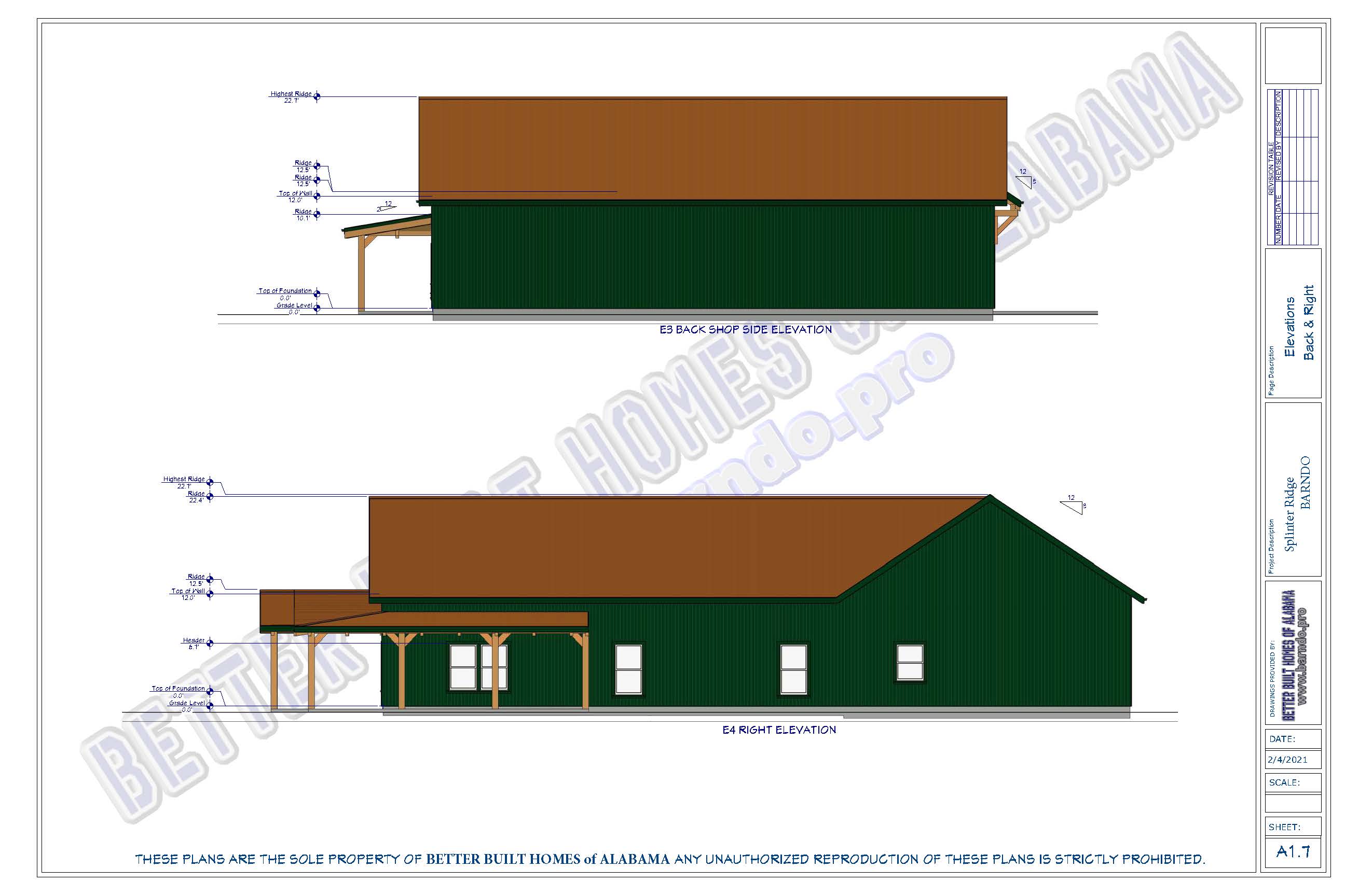 Splinter Ridge BARNDOMINIUM Floorplans by Better Built Homes