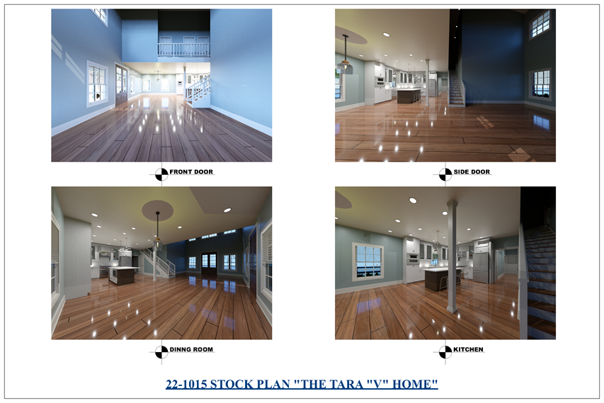 Floor Plans for the Tara V Barndominium Built By Huntsville Home Builder Better Built Homes of Alabama Sammy Brown