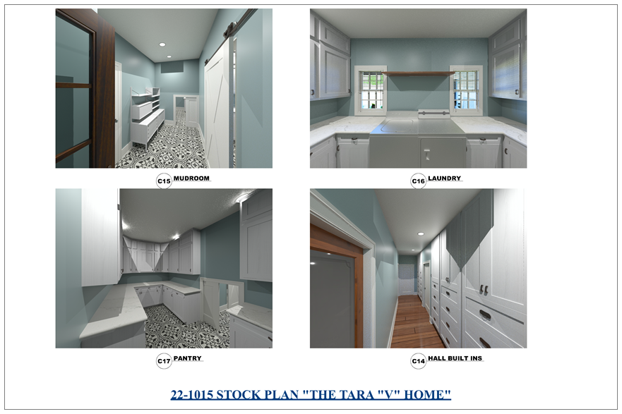 Floor Plans for the Tara V Barndominium Built By Huntsville Home Builder Better Built Homes of Alabama Sammy Brown