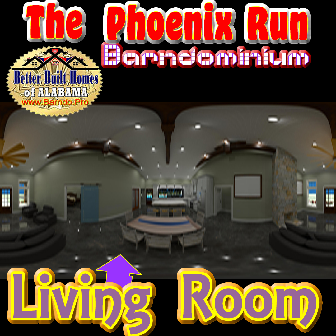 PHOENIX RUN BARNDOMINIUM BUILT BY BARNDO PRO BETTER BUILT HOMES OF ALABAMA SAMMY BROWN HUNTSVILLE HOMEBUILDER