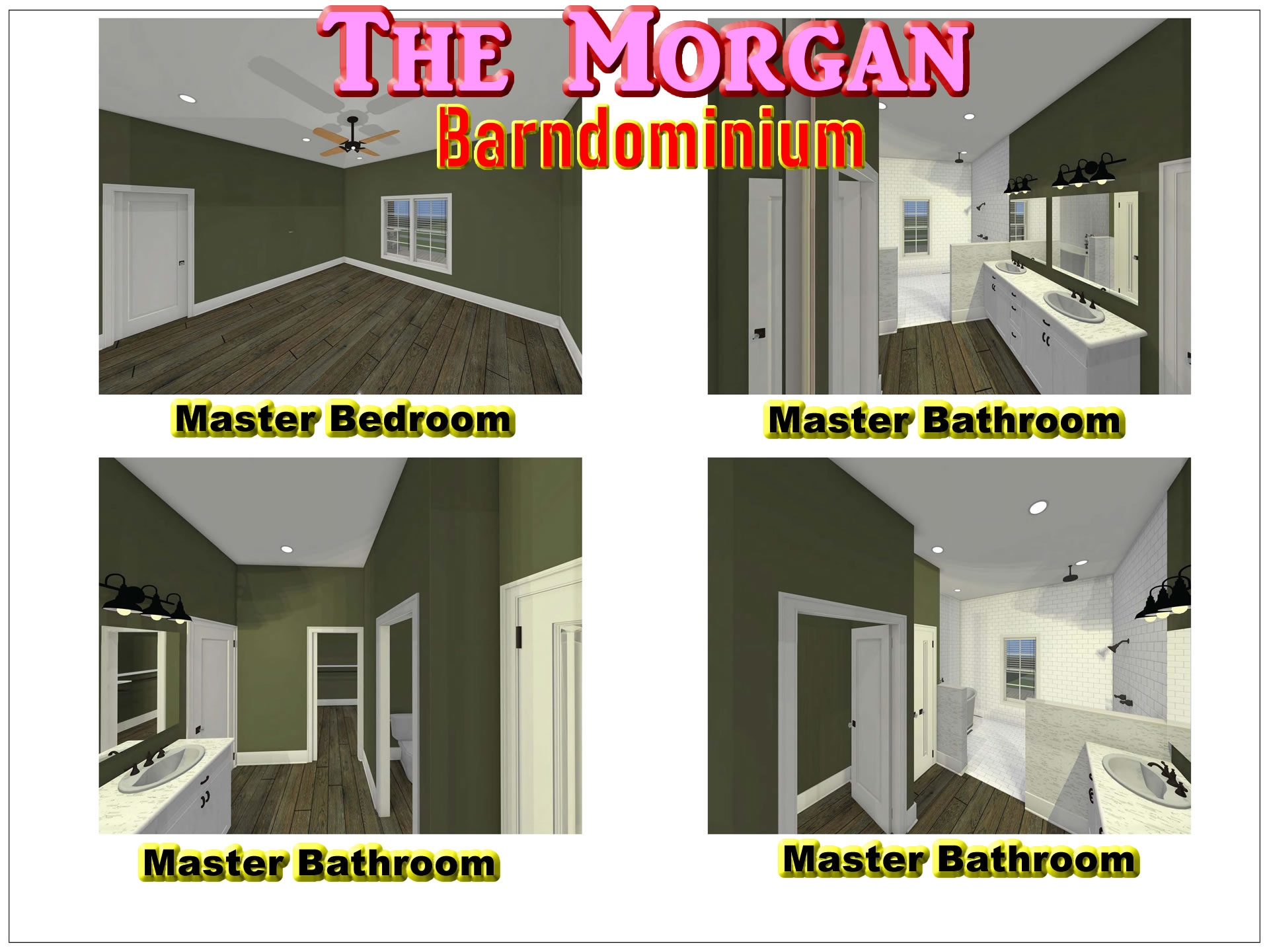 Morgan Barndominium 3d View Contact Barndo Pro for more info