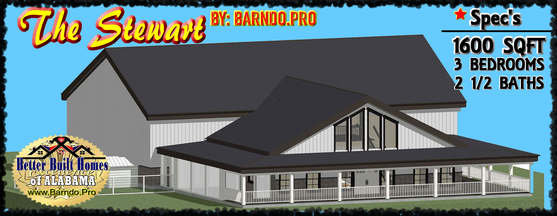 Stewart Barndominium Click to View more about this Barndo