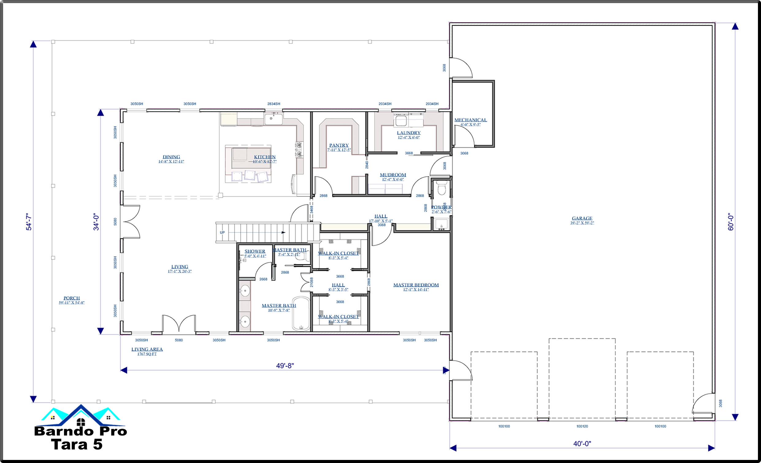 Tara 4 Floor Plan for Barndo Pro Your Barndo Professional