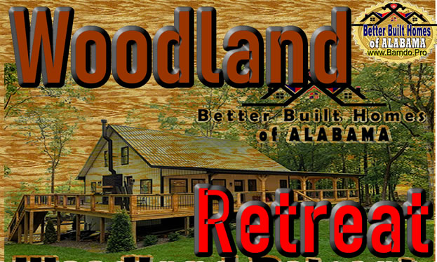 Huntsville Alabama Home Builder Floor Plans for The Woodland Retreat Barndominium