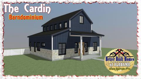 CARDIN BARNDOMINIUM FLOORPLANS LET BETTER BUILT HOMES OF ALABAMA BARNDO PRO'S BUILD THE CARDIN FOR YOU